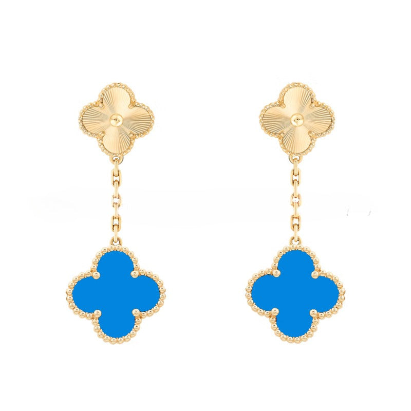 VCA Magic Alhambra 2 Motif Earrings