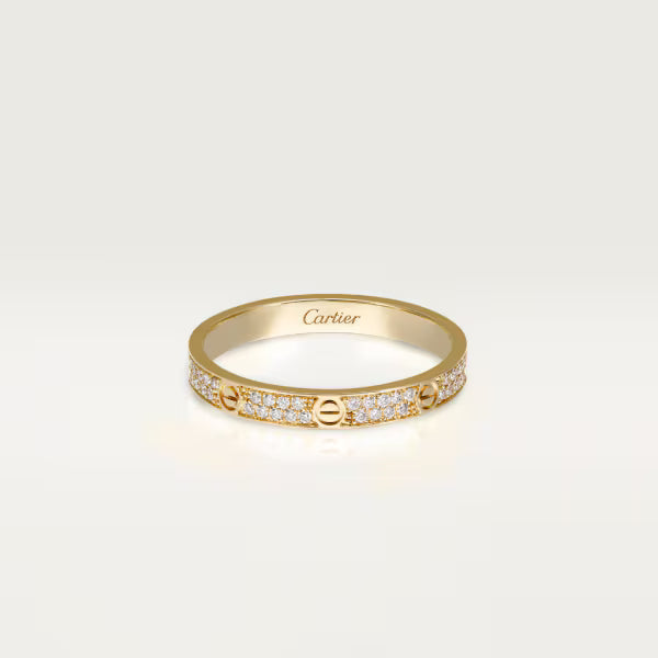 Cartier Love Ring Mini Model Paved