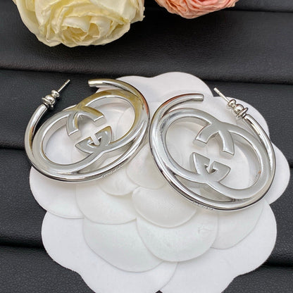 Gucci Silver Hoop Earrings