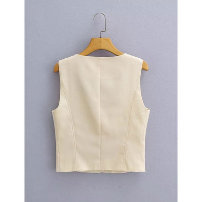Women Vest Short Vest Coat