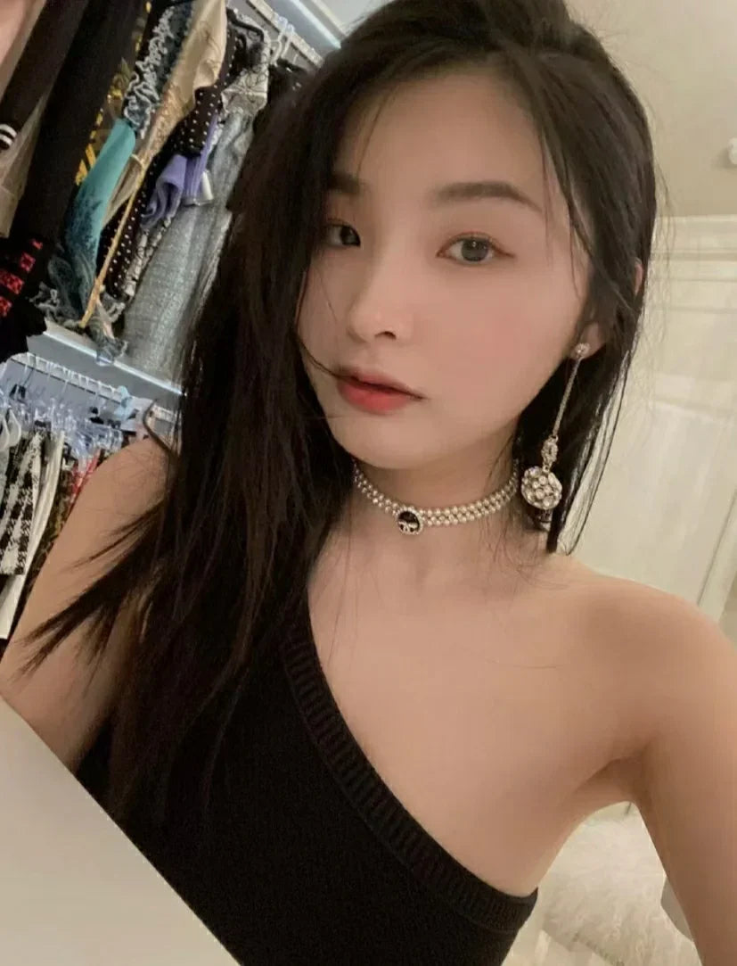 Chanel Pearl Black Choker