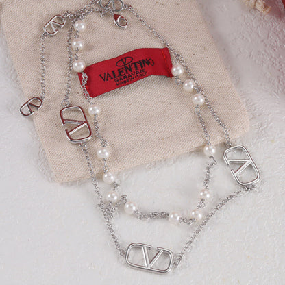 Valentino Pearl Necklace