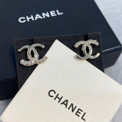 Chanel Half Side Earrings