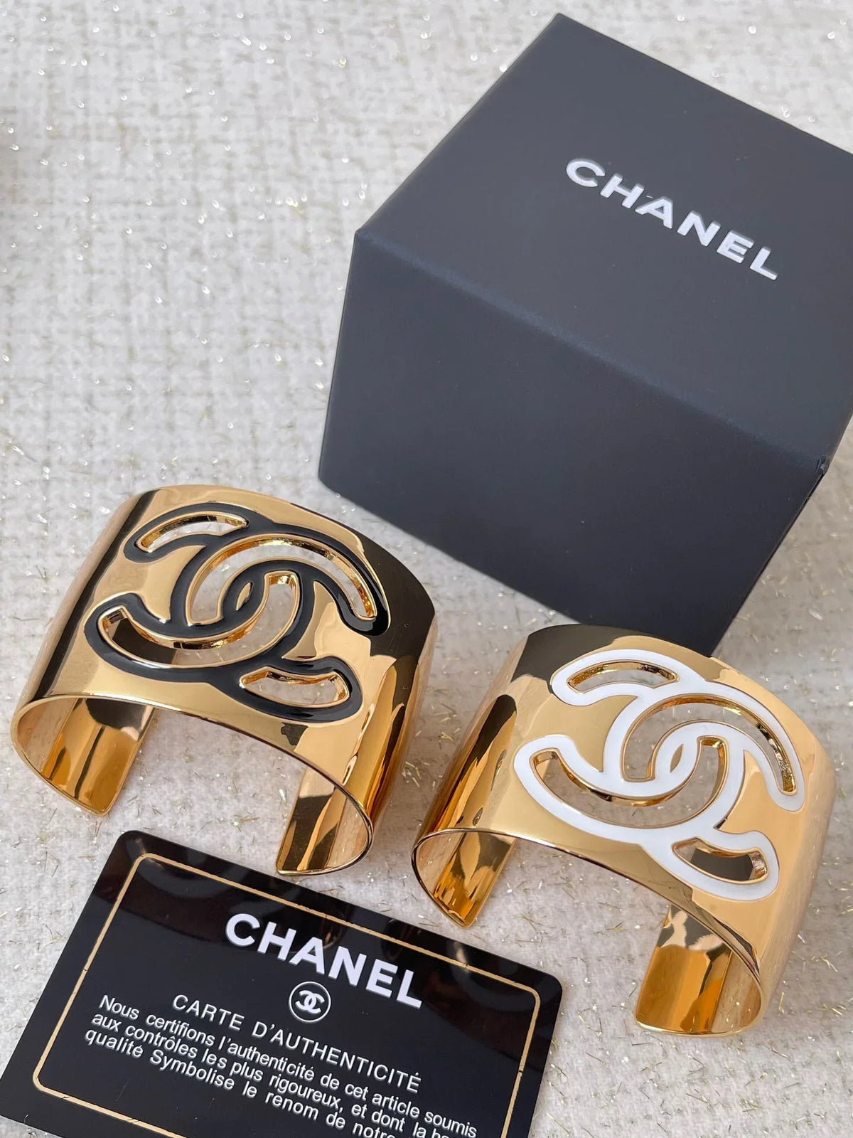 Chanel Logo Cuff