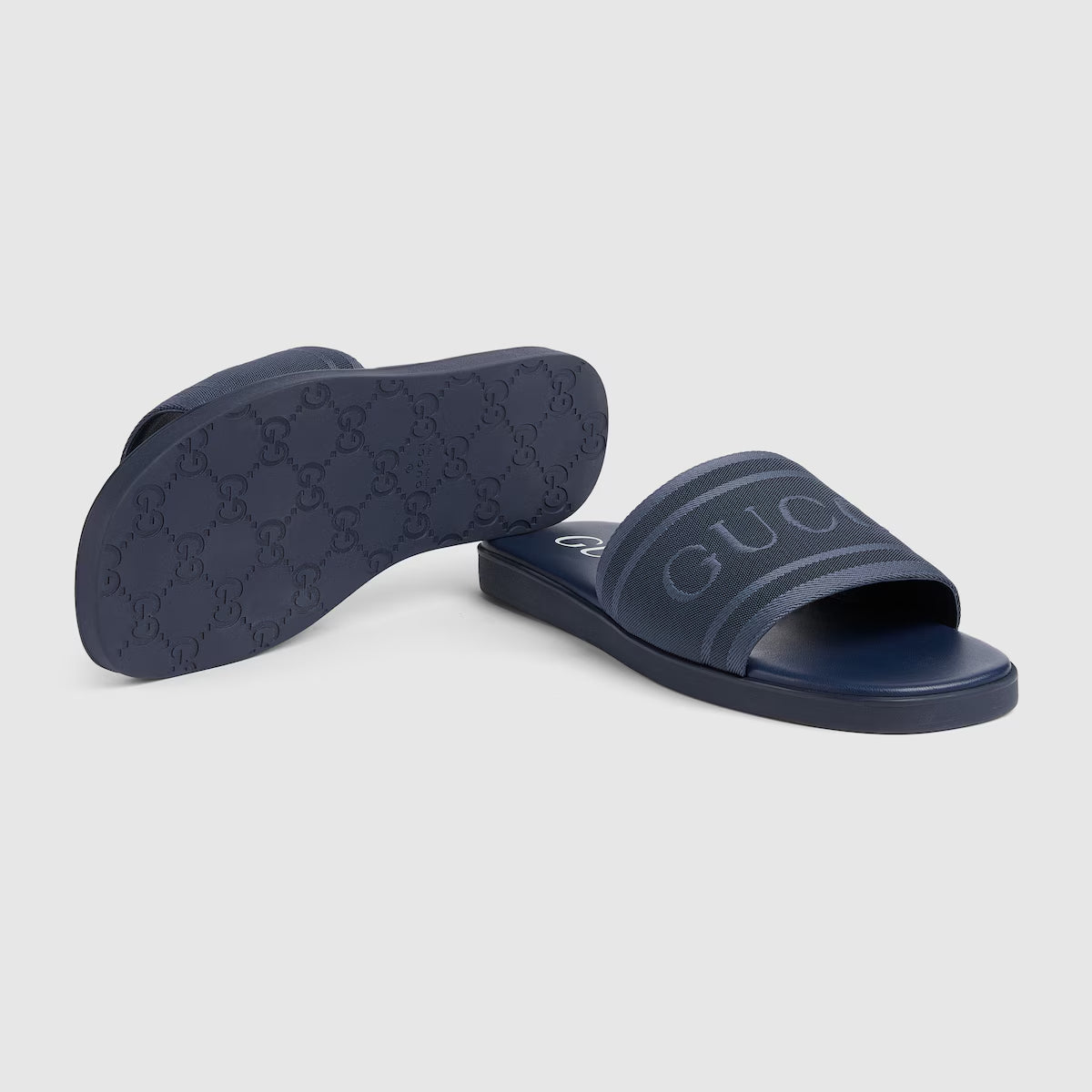 GUCCI Men's slide sandal with tonal logo