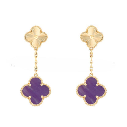 VCA Magic Alhambra 2 Motif Earrings