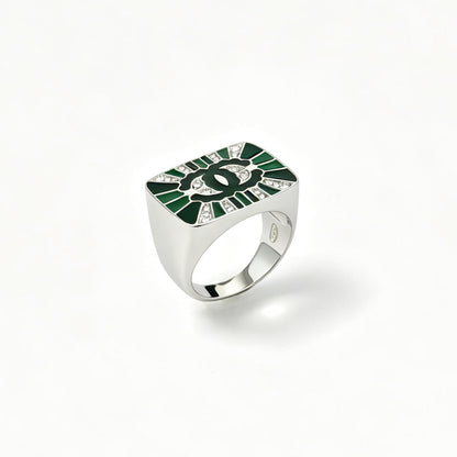 Chanel Green Ring