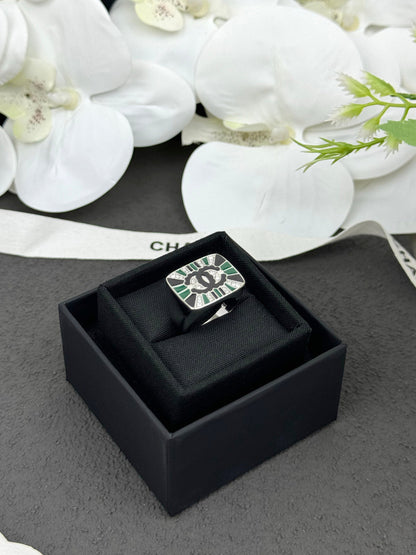Chanel Green Ring