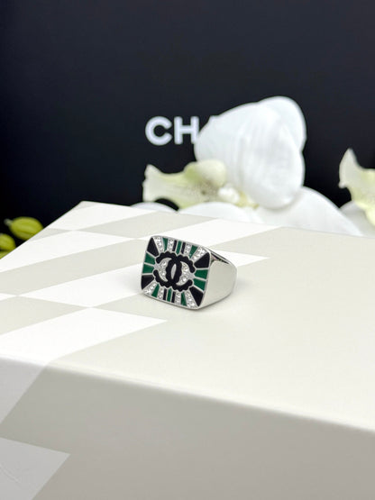 Chanel Green Ring