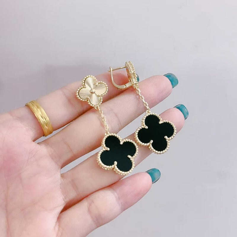VCA Magic Alhambra 2 Motif Earrings